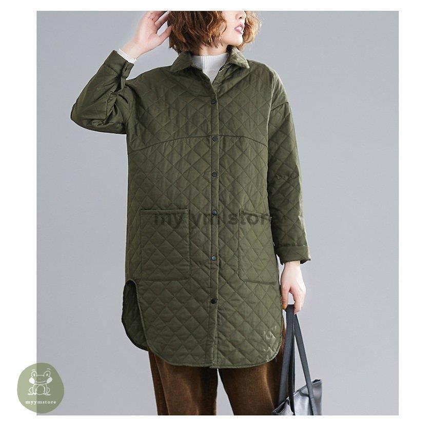人気沸騰 アウター レディース キルティングコート 長袖 ロング シャツ ライトアウター シンプル カジュアル 秋冬 人気沸騰 アウター レディース キルティングコート 長袖 ロング シャツ ライトアウター シンプル カジュアル 秋冬
