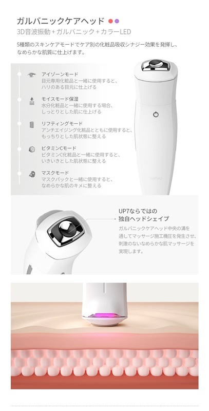 [韓国公式ショップ/30%sale!!] バナブ UP7 The SELECTION/コスメ/三十九/ソンイェジン美容器/三段ケア/美容液の浸透力を高める美顔器/スキンケア/3D振動/韓国コスメ