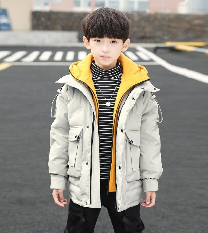ダウンジャケット 秋冬 防寒冬服 キッズ アウター 男の子 フード