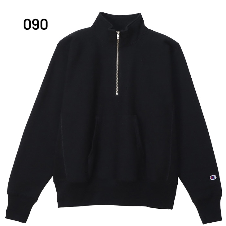 スウェットシャツ ハーフジップ 長袖 メンズ 裏起毛 保温/C3-Y017