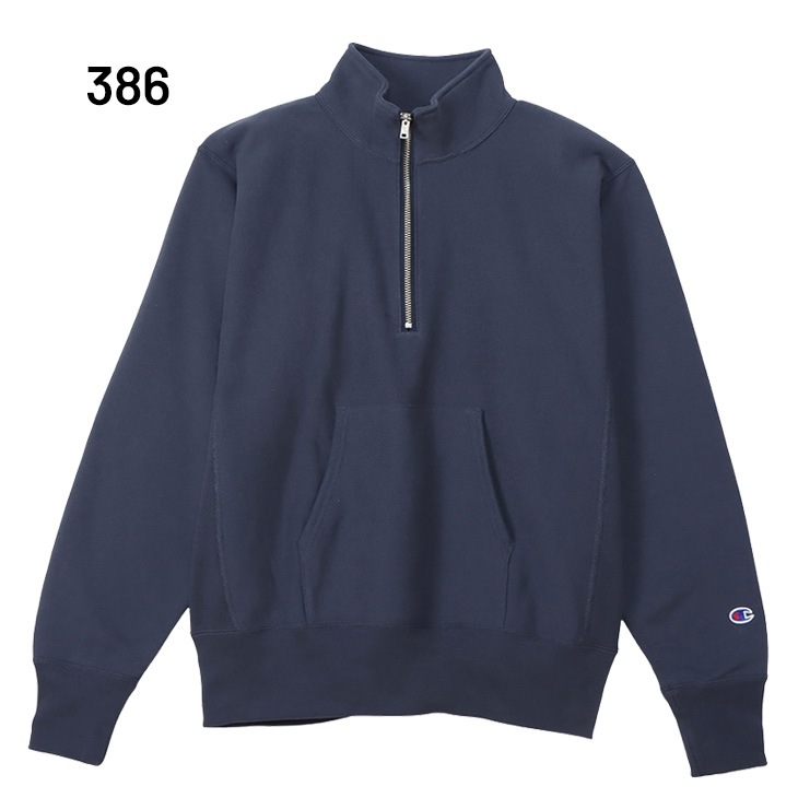 スウェットシャツ ハーフジップ 長袖 メンズ 裏起毛 保温/C3-Y017