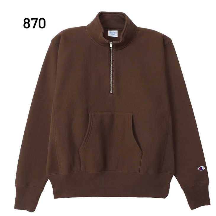 スウェットシャツ ハーフジップ 長袖 メンズ 裏起毛 保温/C3-Y017