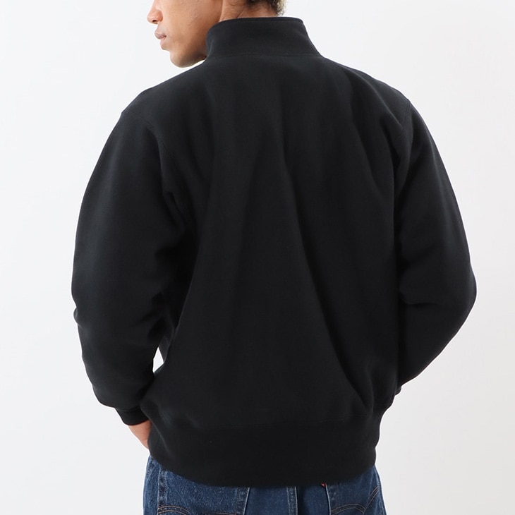 スウェットシャツ ハーフジップ 長袖 メンズ 裏起毛 保温/C3-Y017