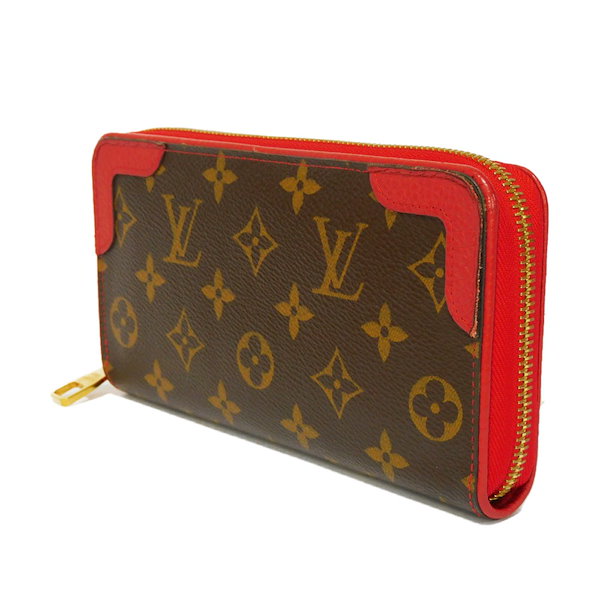 Louis Vuitton 長財布 M61745 ブラウン Louis Vuitton 長財布 M61745 ブラウン/レッド