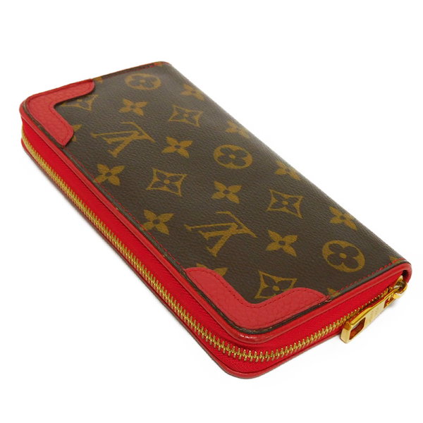 Louis Vuitton 長財布 M61745 ブラウン Louis Vuitton 長財布 M61745 ブラウン/レッド