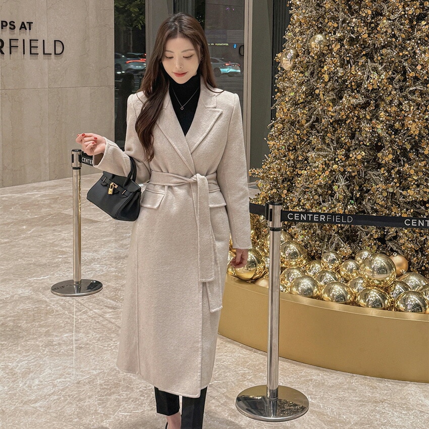 [メガ割りSALE]キルトベスト&ストラップ付ダブルボタンハンドメイドコート