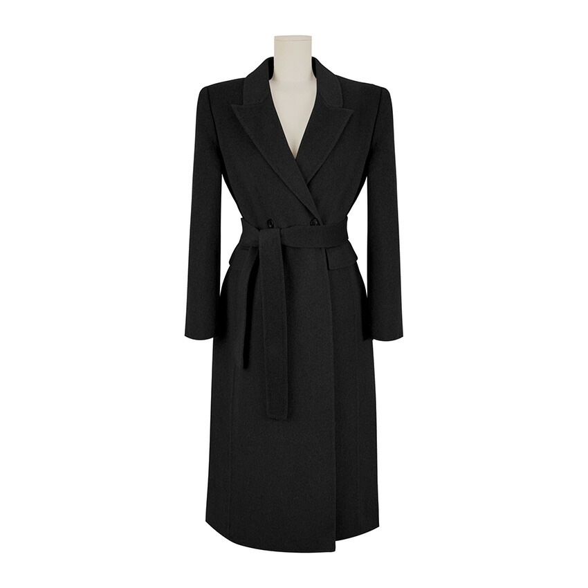 [メガ割りSALE]キルトベスト&ストラップ付ダブルボタンハンドメイドコート