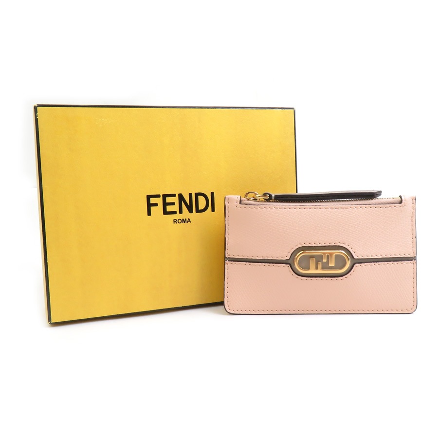 フェンディ FENDI カードケース レザー ピンクベージュ ゴールド レディース 7AS135 ALS6 e60460g フェンディ FENDI カードケース レザー ピンクベージュ ゴールド レディース 7AS135 ALS6 e60460g