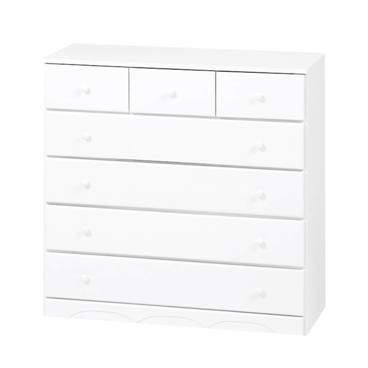 チェスト 5段 洋タンス 桐製 シンプルチェスト 幅87cm