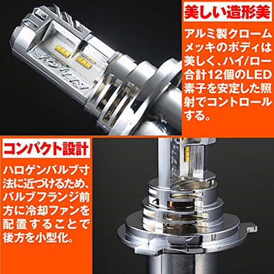 人気好評 デイトナ バイク用 LEDヘッドランプバ : カー用品 日本製得価