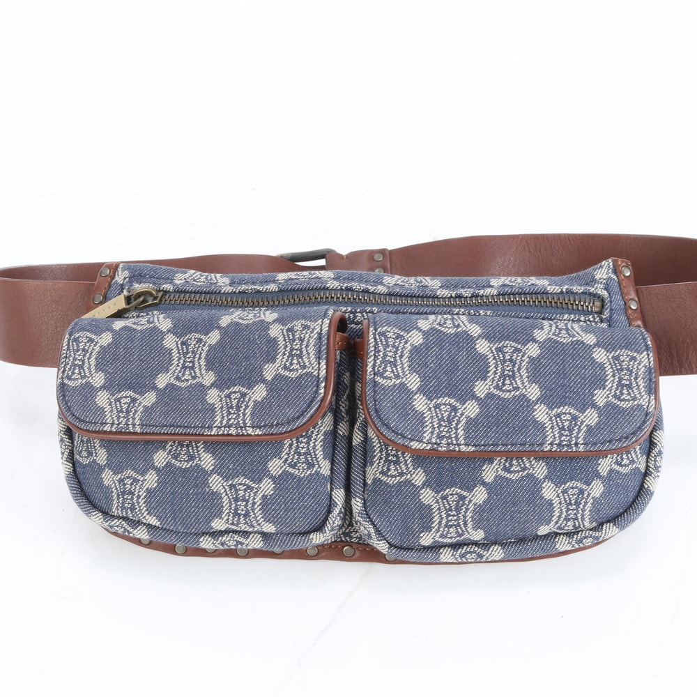 極美品 パリ マカダム デニム レザー×キャンバス 2WAY ボディバッグ 斜め掛け ボディ ウエストポーチ ショルダー トート メンズ RUE CQ37-6 中古 極美品 パリ マカダム デニム レザー×キャンバス 2WAY ボディバッグ 斜め掛け ボディ ウエストポーチ ショルダー トート メンズ RUE CQ37-6 中古