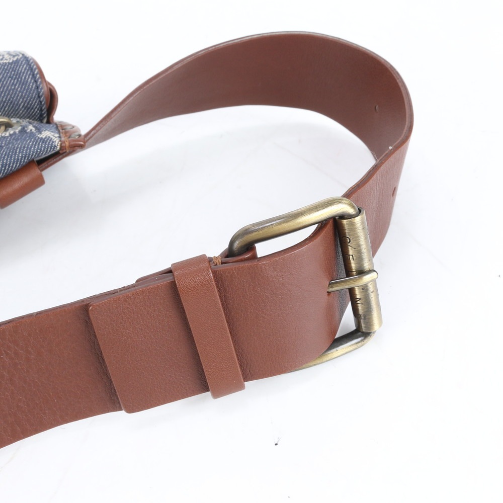 極美品 パリ マカダム デニム レザー×キャンバス 2WAY ボディバッグ 斜め掛け ボディ ウエストポーチ ショルダー トート メンズ RUE CQ37-6 中古 極美品 パリ マカダム デニム レザー×キャンバス 2WAY ボディバッグ 斜め掛け ボディ ウエストポーチ ショルダー トート メンズ RUE CQ37-6 中古