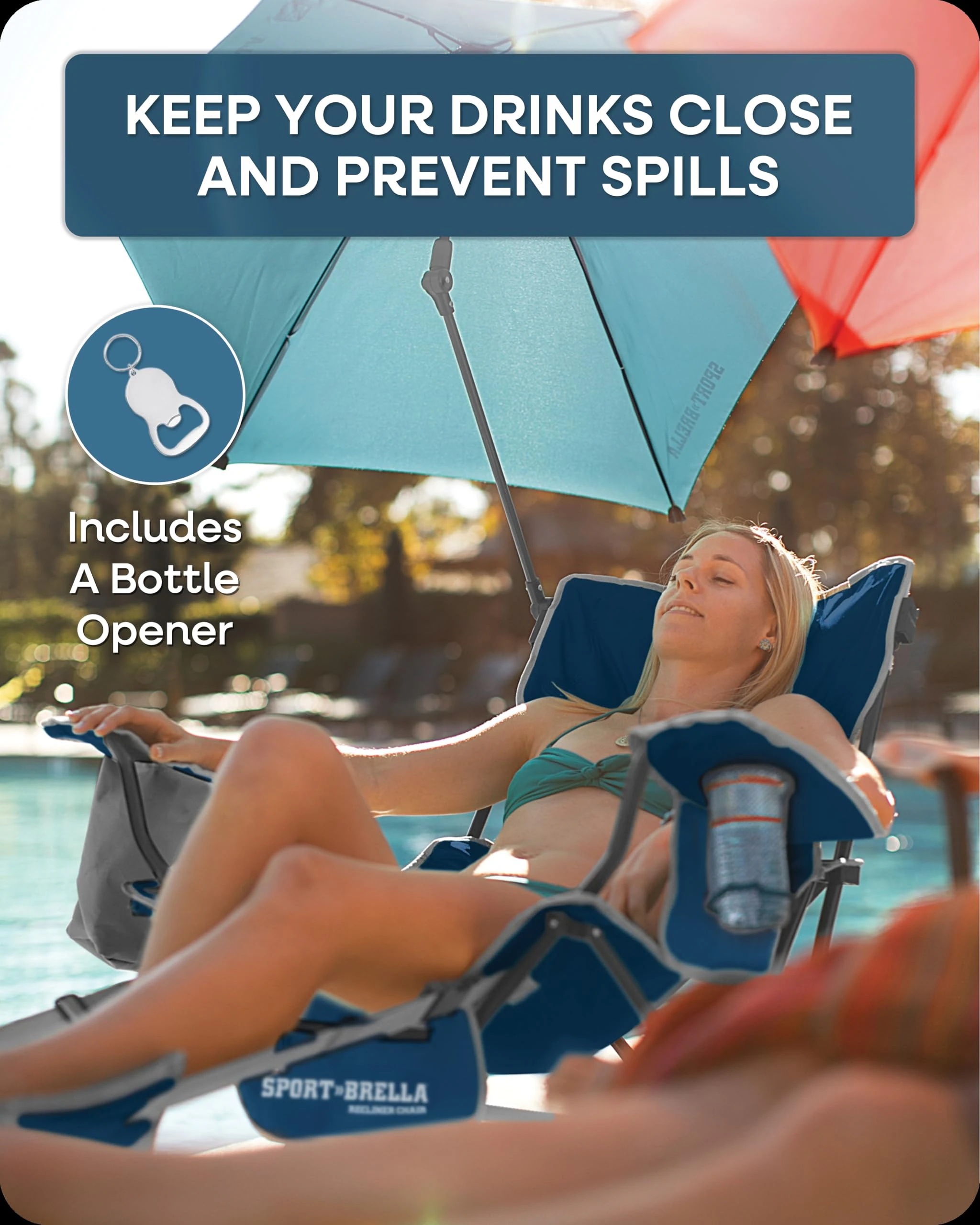 パラソル ワンタッチ 晴雨兼用 日傘 直径最大137cm UVカット紫外線カット アウトドア ゴルフ用 ミッドナイトブルー 【日本正規輸入品】 パラソル ワンタッチ 晴雨兼用 日傘 直径最大137cm UVカット紫外線カット アウトドア ゴルフ用 ミッドナイトブルー 【日本正規輸入品】