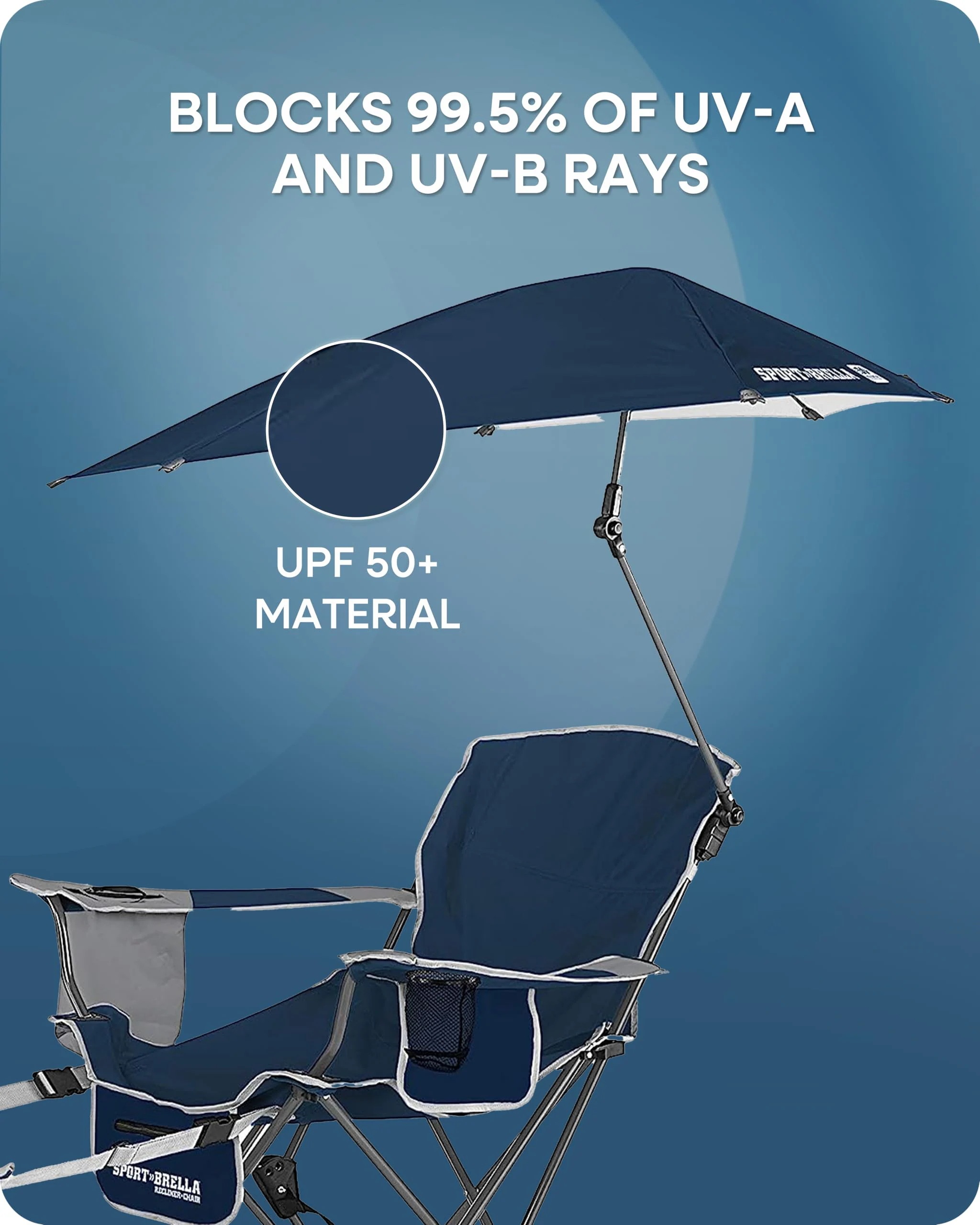 パラソル ワンタッチ 晴雨兼用 日傘 直径最大137cm UVカット紫外線カット アウトドア ゴルフ用 ミッドナイトブルー 【日本正規輸入品】 パラソル ワンタッチ 晴雨兼用 日傘 直径最大137cm UVカット紫外線カット アウトドア ゴルフ用 ミッドナイトブルー 【日本正規輸入品】