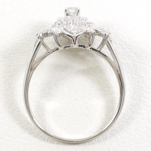 PT900 リング 指輪 12号 ダイヤ 0.40 総重量約3.7g 中古 美品 送料