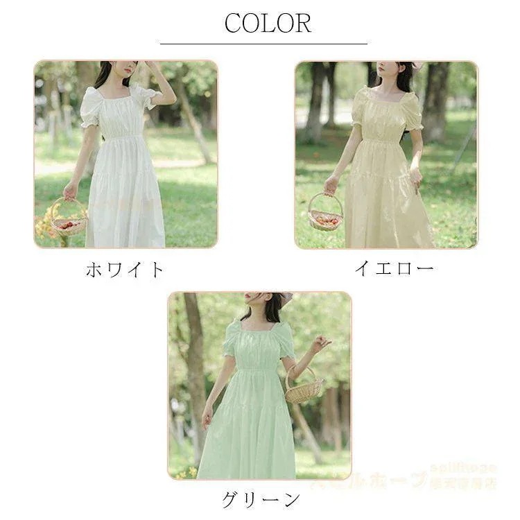 [輸送費無料][七月の新柄]ワン レディース 春 夏 きれいめ 女性 中学生 高校生 体型カバー ロング丈 袖あり 半袖 ビーチワン 夏 結婚式 お呼ばれ 二次会 お宮参り 旅行 通勤2025ワン レ