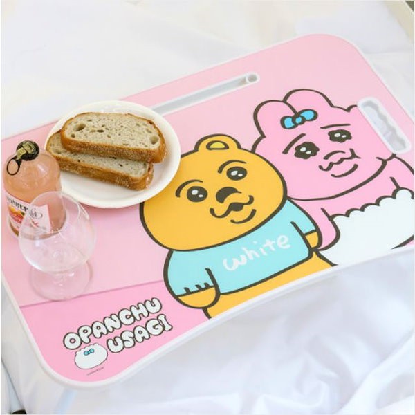 Qoo10] カカオフレンズ おぱんちゅうさぎ 折りたたみテーブル 4