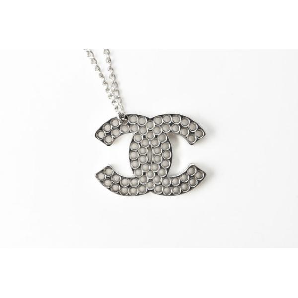 ネックレス/ペンダント CHANEL ココマーク/CC スタッズ シルバー ネックレス/ペンダント CHANEL ココマーク/CC スタッズ シルバー