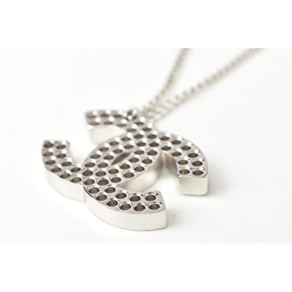 ネックレス/ペンダント CHANEL ココマーク/CC スタッズ シルバー ネックレス/ペンダント CHANEL ココマーク/CC スタッズ シルバー