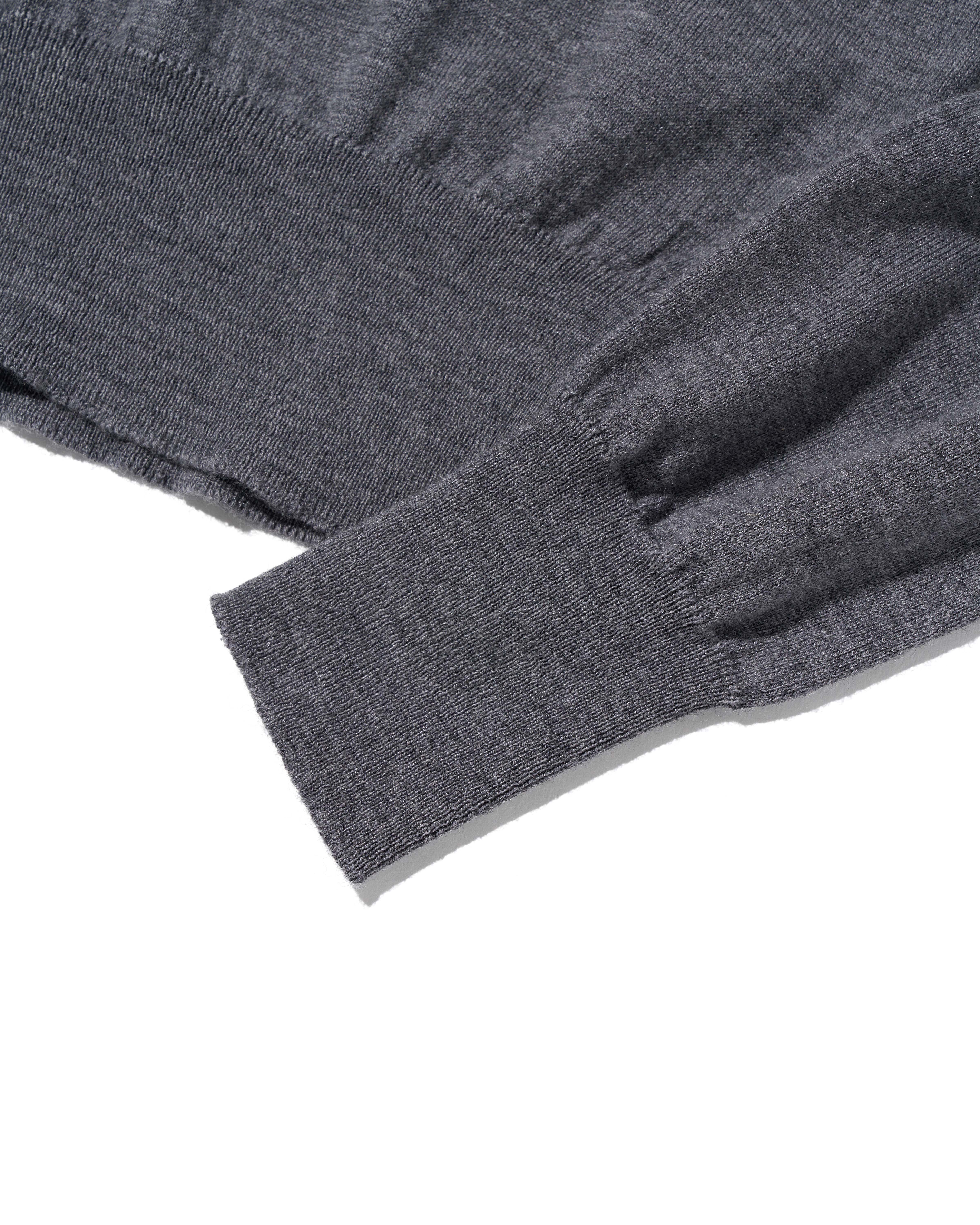【MISCHIEF】 V-NECK PULL OVER KNIT TOP : GREY 【MISCHIEF】 V-NECK PULL OVER KNIT TOP : GREY