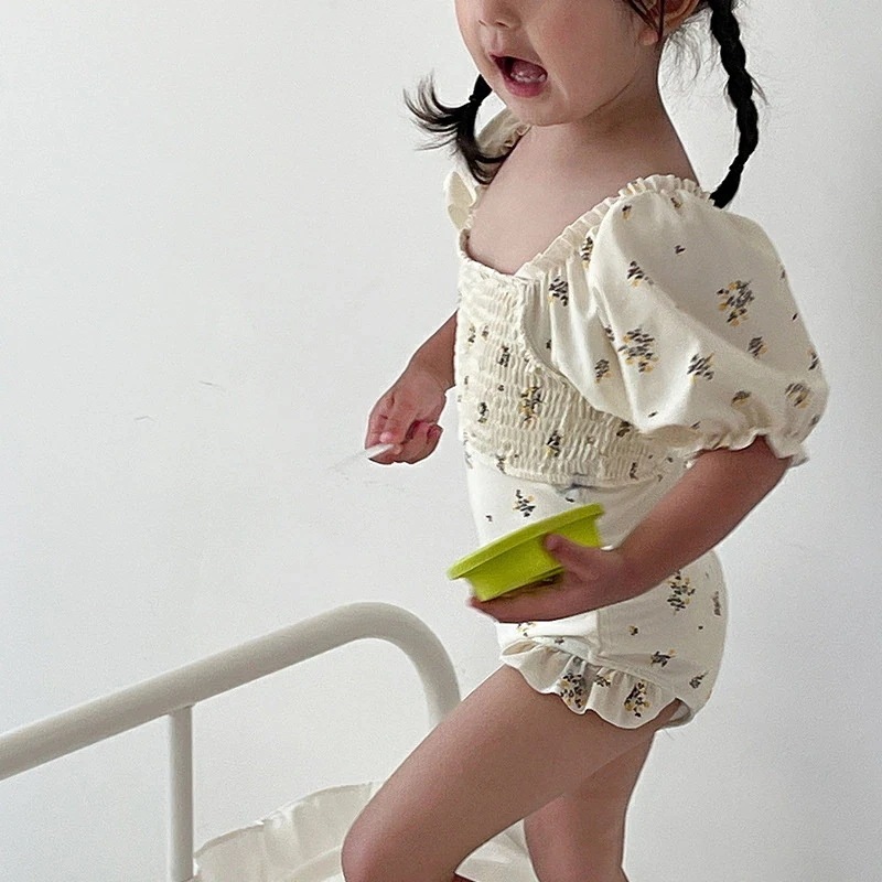 水着 女の子 ワンピース 子ども水着 子供 水着 子供水着 キッズ 可愛い 花柄 ベビー水着 ガールズ キッズ 水着 スクール水着 みずぎ ストレッチ 女児 可愛い 保育園 幼稚園 スイムウェア 小