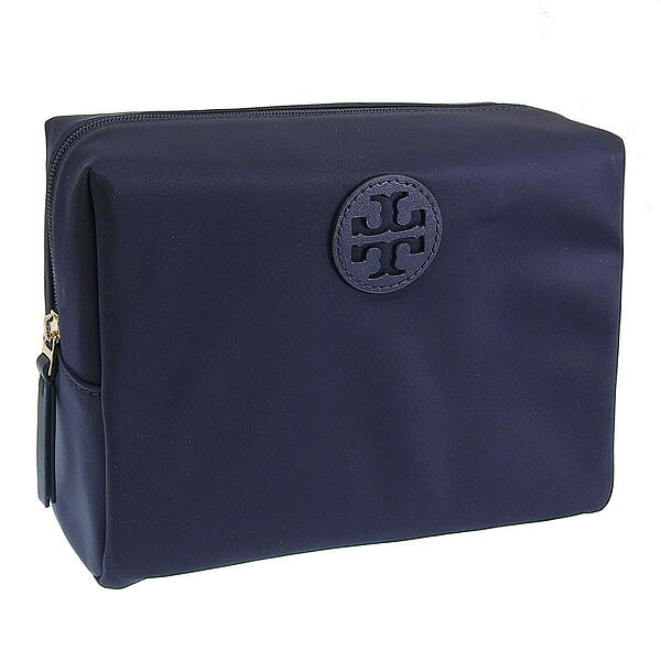 トリーバーチ コスメポーチ 化粧ポーチ レディース アウトレット ナイロン ネイビー MEDIUM NYLON COSMETIC CASE 88367-405 TORY BURCH トリーバーチ コスメポーチ 化粧ポーチ レディース アウトレット ナイロン ネイビー MEDIUM NYLON COSMETIC CASE 88367-405 TORY BURCH