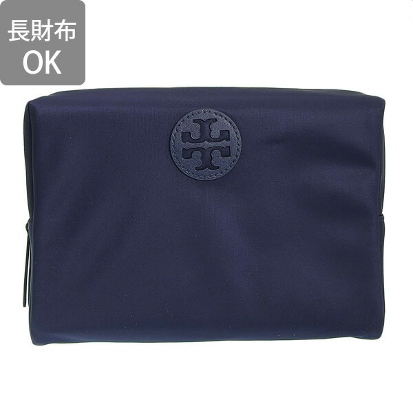 トリーバーチ コスメポーチ 化粧ポーチ レディース アウトレット ナイロン ネイビー MEDIUM NYLON COSMETIC CASE 88367-405 TORY BURCH トリーバーチ コスメポーチ 化粧ポーチ レディース アウトレット ナイロン ネイビー MEDIUM NYLON COSMETIC CASE 88367-405 TORY BURCH