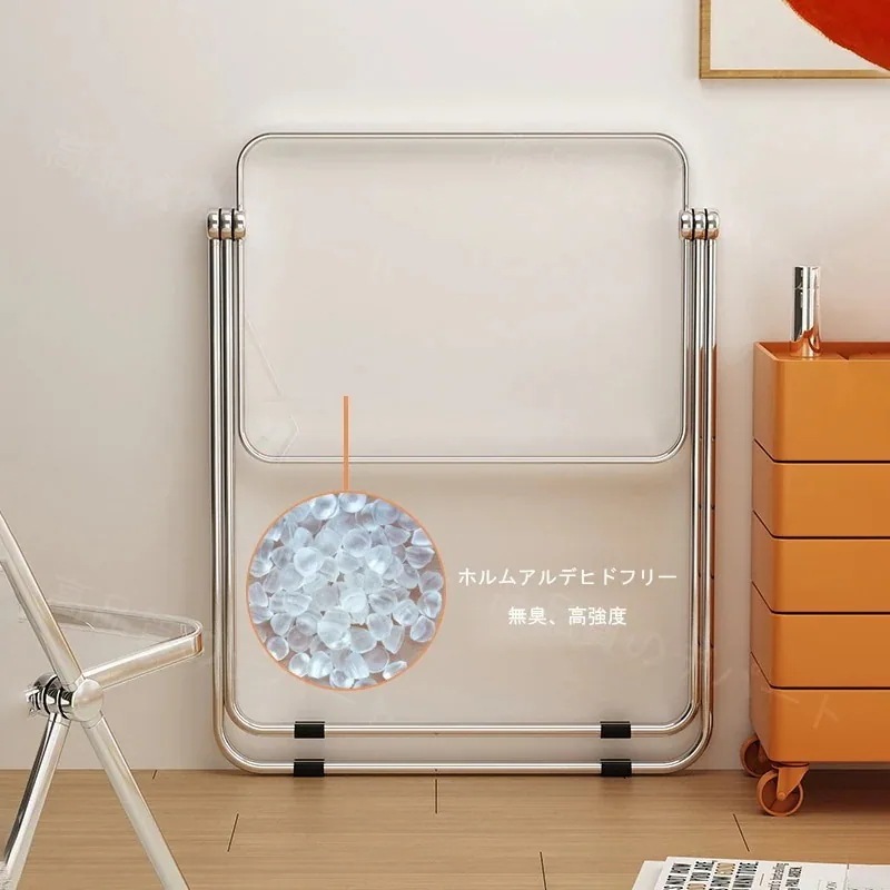 メガ割 透明な折りたたみテーブル 韓国ファッション クリアテーブル アクリル製折りたたみテーブル 折りたたみテーブル スチールフレームテーブル デスク福袋xh