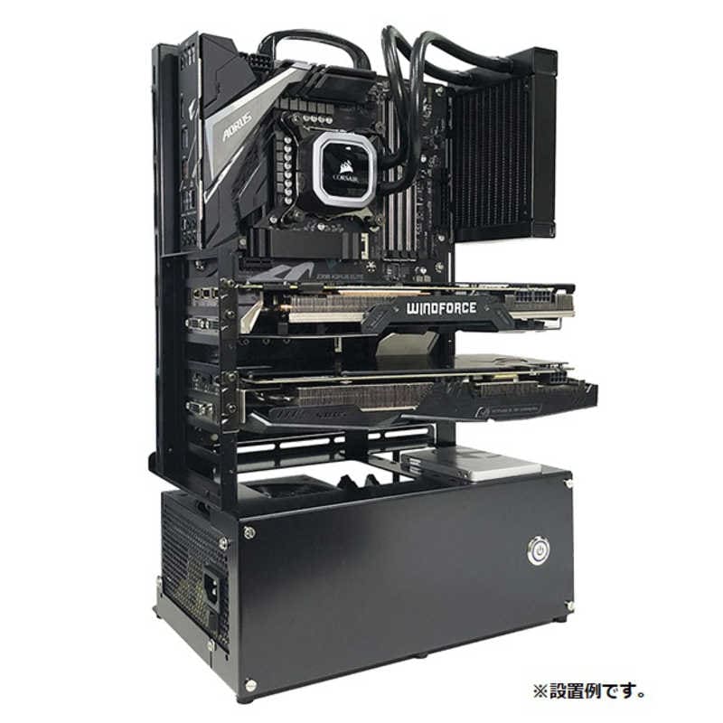 長尾製作所　PCケース オープンフレーム ver.ATX ブラック　N-FRAME-ATX