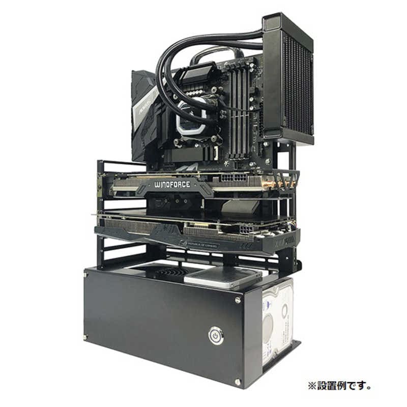 長尾製作所　PCケース オープンフレーム ver.ATX ブラック　N-FRAME-ATX