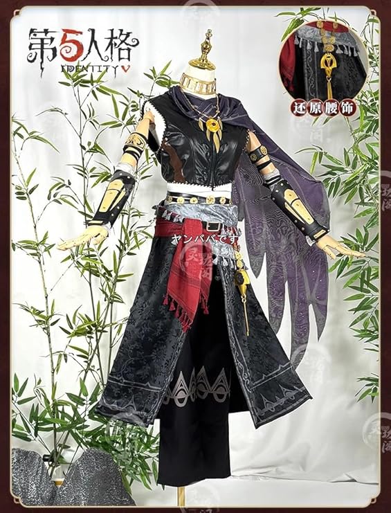 第五人格 骨董商 カラス 新真髄コスプレ衣装+ウィッグ+靴+道具