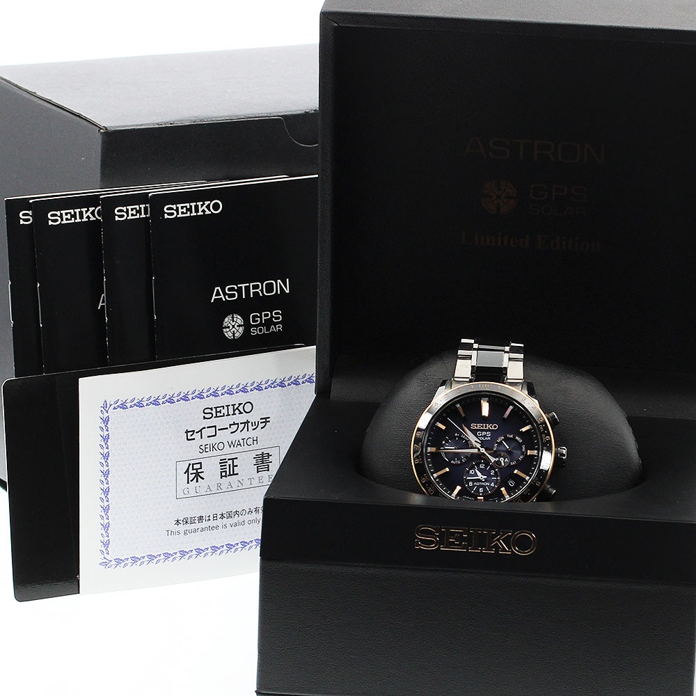 セイコー SEIKO SBXC007/5X53-0AA0 アストロン 大谷翔平モデル2018年 ソーラー電波 メンズ 箱・保証書付き_888979【中古】 セイコー SEIKO SBXC007/5X53-0AA0 アストロン 大谷翔平モデル2018年 ソーラー電波 メンズ 箱・保証書付き_888979【中古】