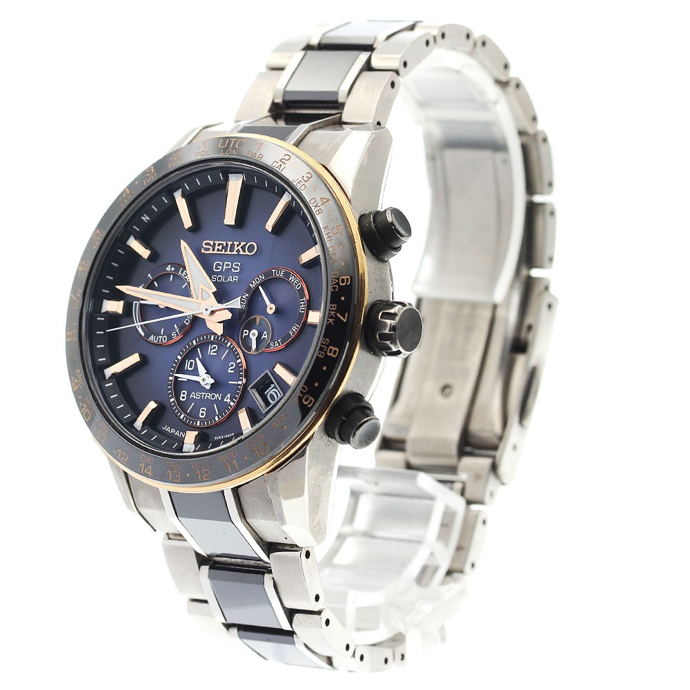 セイコー SEIKO SBXC007/5X53-0AA0 アストロン 大谷翔平モデル2018年 ソーラー電波 メンズ 箱・保証書付き_888979【中古】 セイコー SEIKO SBXC007/5X53-0AA0 アストロン 大谷翔平モデル2018年 ソーラー電波 メンズ 箱・保証書付き_888979【中古】