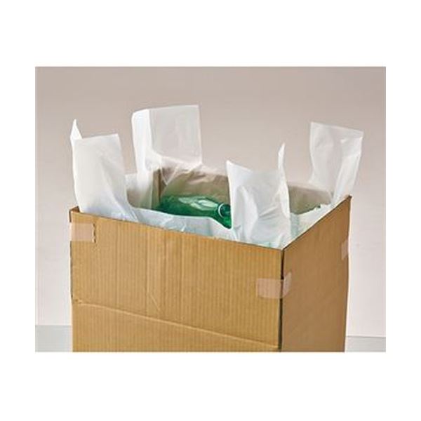 （まとめ）TANOSEE 丸底耳付ゴミ袋乳白半透明 LL 1パック（10枚）[x50セット]