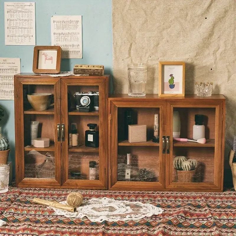 収納キャビネット レトロ調 木製 多機能 大容量 ヴィンテージ アンティーク おしゃれ インテリア 小物収納 ディスプレイ シェルフ カフェ風 収納キャビネット レトロ調 木製 多機能 大容量 ヴィンテージ アンティーク おしゃれ インテリア 小物収納 ディスプレイ シェルフ カフェ風