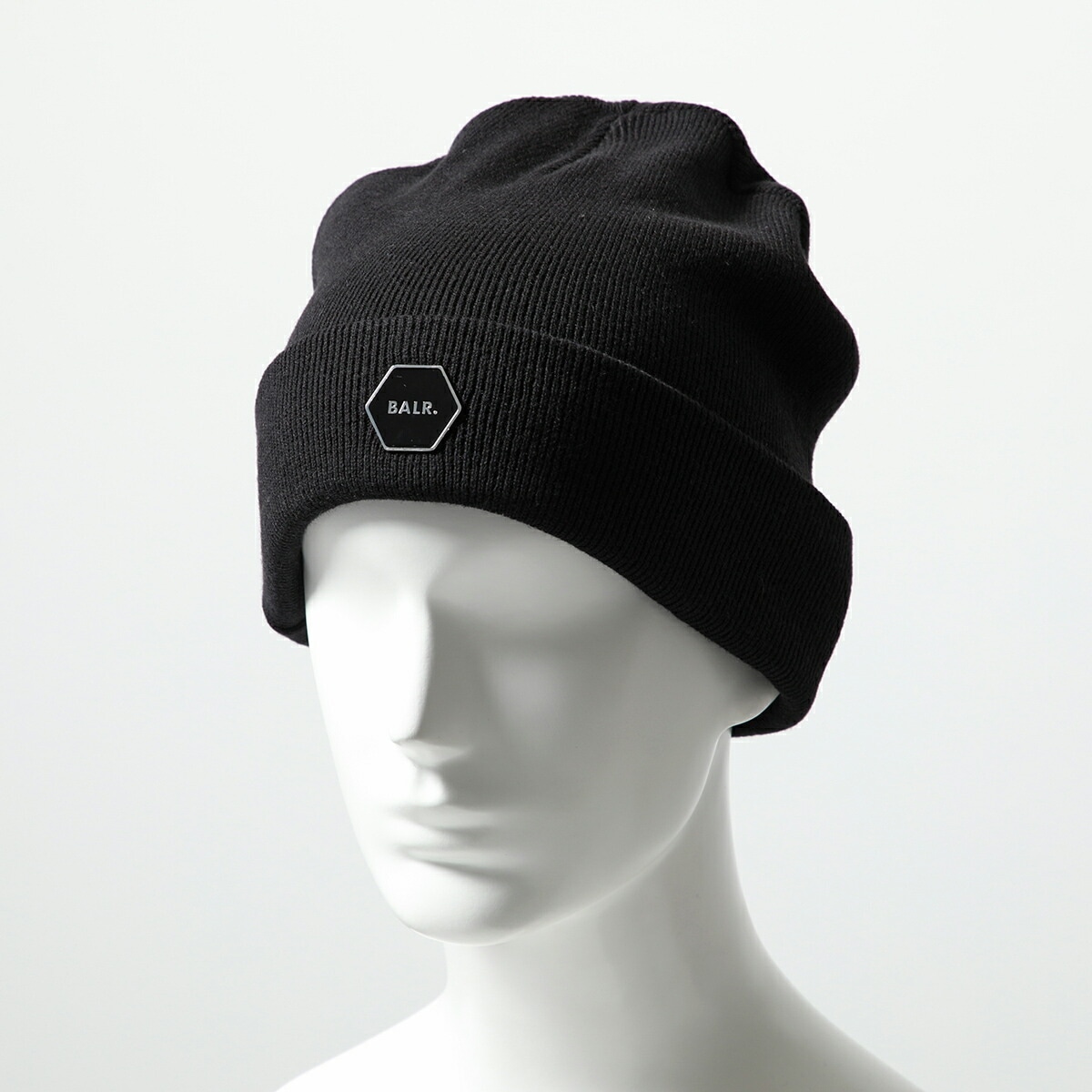 BALR. ボーラー ニット帽 HEXLINE BADGE BEANIE ヘクスライン バッジ ビーニー B6120.1009 メンズ ニットキャップ メタルロ BALR. ボーラー ニット帽 HEXLINE BADGE BEANIE ヘクスライン バッジ ビーニー B6120.1009 メンズ ニットキャップ メタルロ