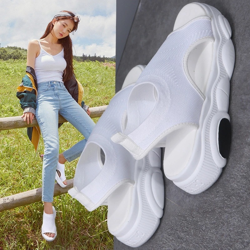 サンダル レディース 厚底 メッシュ スポーツサンダル 通気性 韓国風 カジュアル 歩きやすい バレンタイン 2023 プレゼント