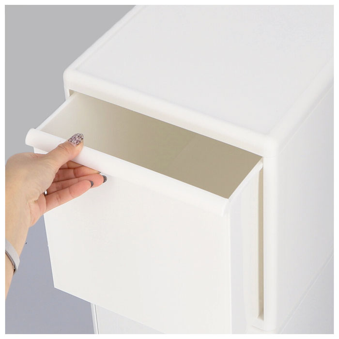 収納ケース 引き出し 通販 MOSシリーズ ワイドM ライクイット like it 収納 収納ボックス 衣装ケース 幅 30cm 奥行 約 44cm 衣装ボックス 押し入れ収納 プラスチック 白 ホワ