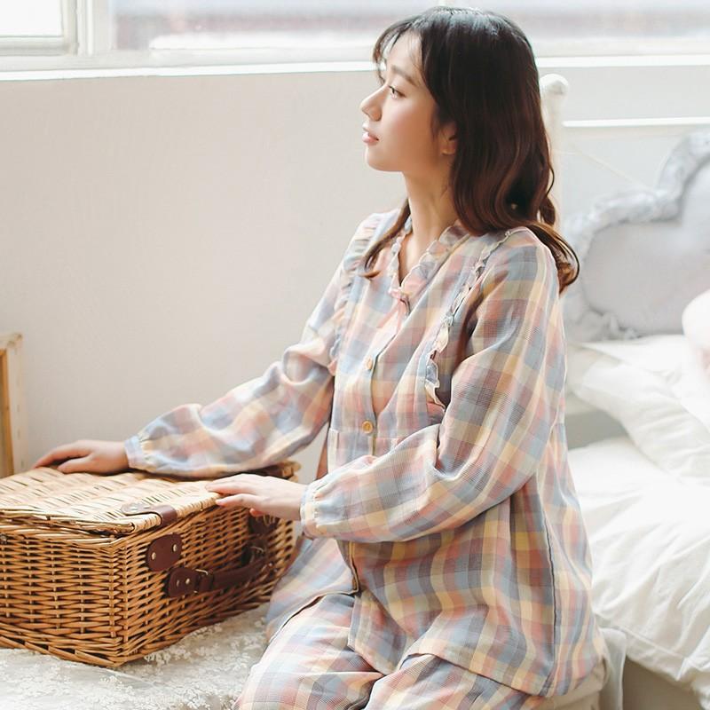 セールマタニティーパジャマ 授乳服 長袖 マタニティーパジャマ 綿 大きいサイズ ストライプ 妊娠 上下セット 授乳口付き ウェア 部屋着 ママ