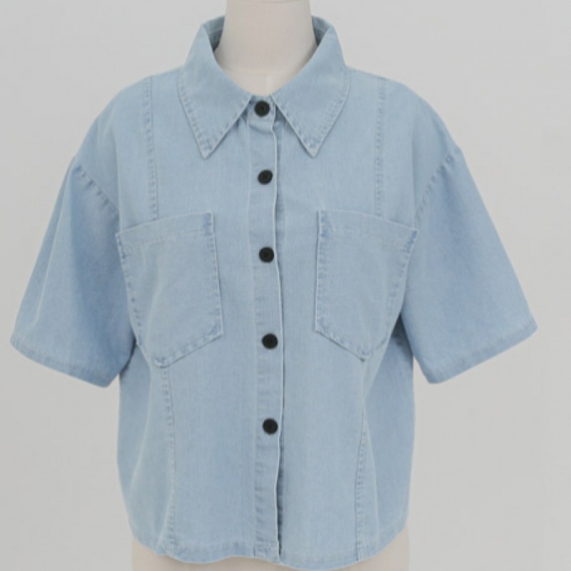 クリック＆ファニーミンオブデニムシャツスカートベルトSET