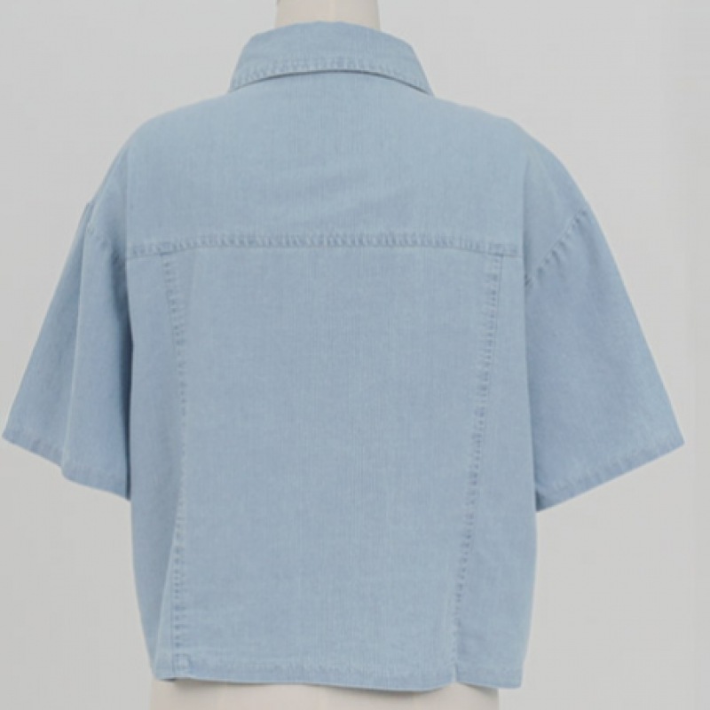 クリック＆ファニーミンオブデニムシャツスカートベルトSET