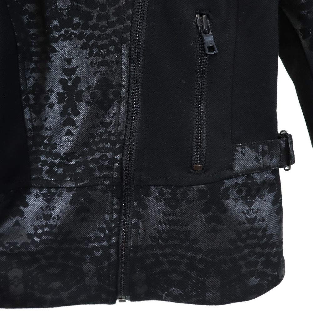 DIESEL】ライダース ジャケット 革ジャン レディース XS ブラック