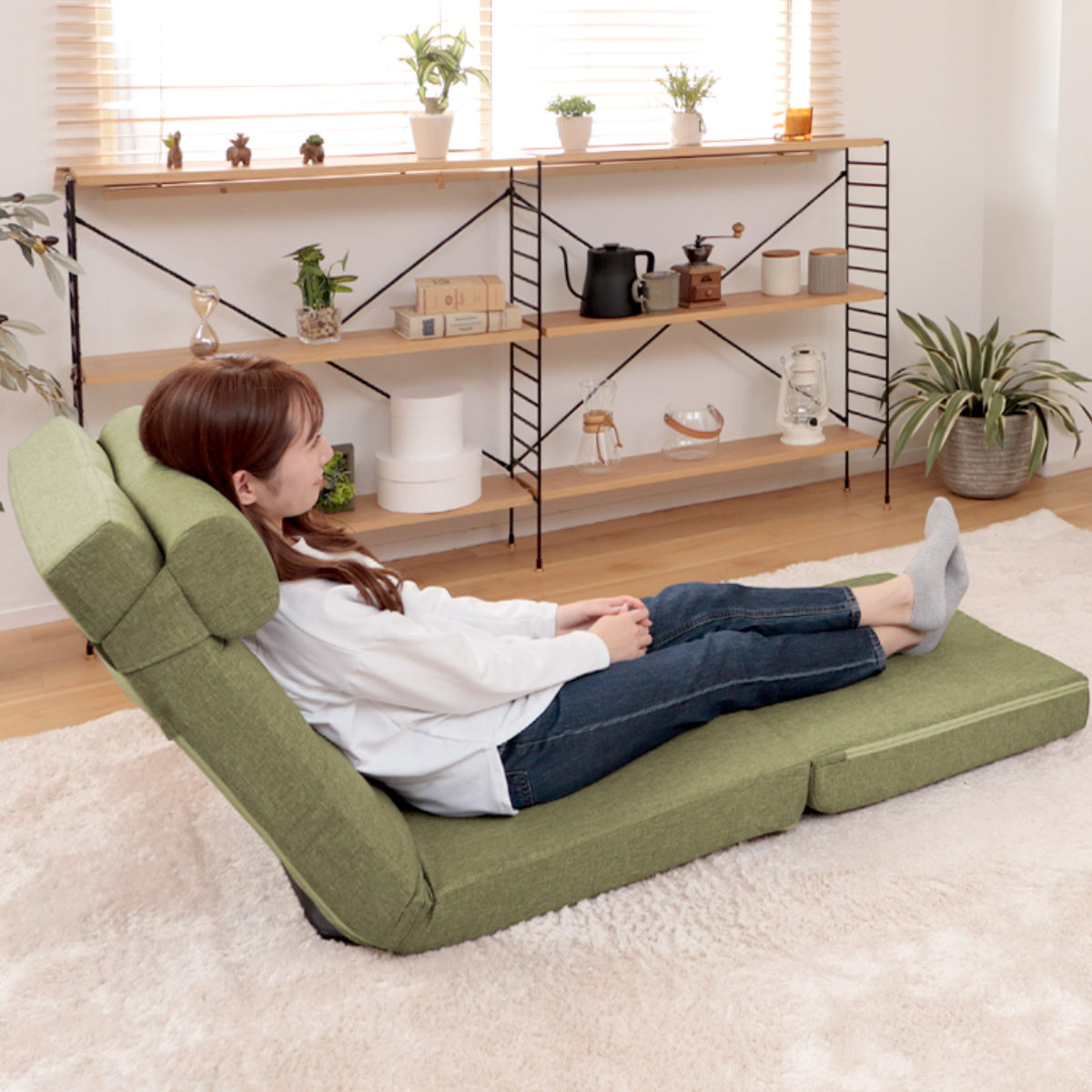 座椅子 3つのスタイルに変化 ソファベッド 3WAY ソファ カウチ ベッド ソファー 1人用 日本製 リクライニング ハイバック おしゃれ 枕 クッション付き ベージュ ブラウン グリーン 座椅子 3つのスタイルに変化 ソファベッド 3WAY ソファ カウチ ベッド ソファー 1人用 日本製 リクライニング ハイバック おしゃれ 枕 クッション付き ベージュ ブラウン グリーン