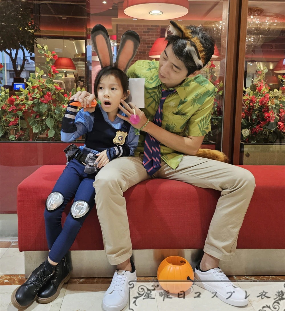 在庫品 子供サイズ / 大人サイズ ズートピア コスプレ ジュディ ニックワイルド コスプレ衣装 コスチューム ハロウィン 変装 仮装 在庫品 子供サイズ / 大人サイズ ズートピア コスプレ ジュディ ニックワイルド コスプレ衣装 コスチューム ハロウィン 変装 仮装