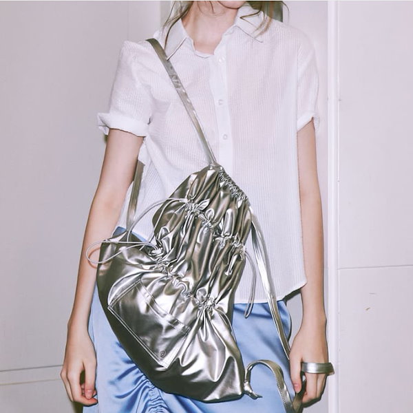RONRON STRING STOPPER GYM BACKPACK 韓国人気 ○RONRON○STRING STOPPER GYM BACKPACK リュック 韓国人気