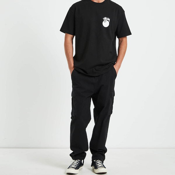 ★韓国の人気★【STUSSY】★8 BALL GRID TE.E★BLACK★ ☆韓国の人気☆【STUSSY】☆8 BALL GRID TE.E☆BLACK☆ (STUSSY