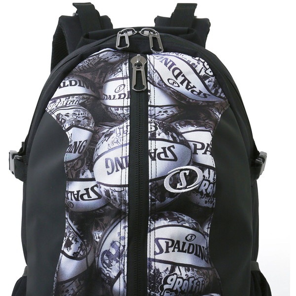 SPALDING スポルディング ケイジャー グラフィティ ホワイト 40-007GW バスケット バッグ 40007GW SPALDING スポルディング ケイジャー グラフィティ ホワイト 40-007GW バスケット バッグ 40007GW