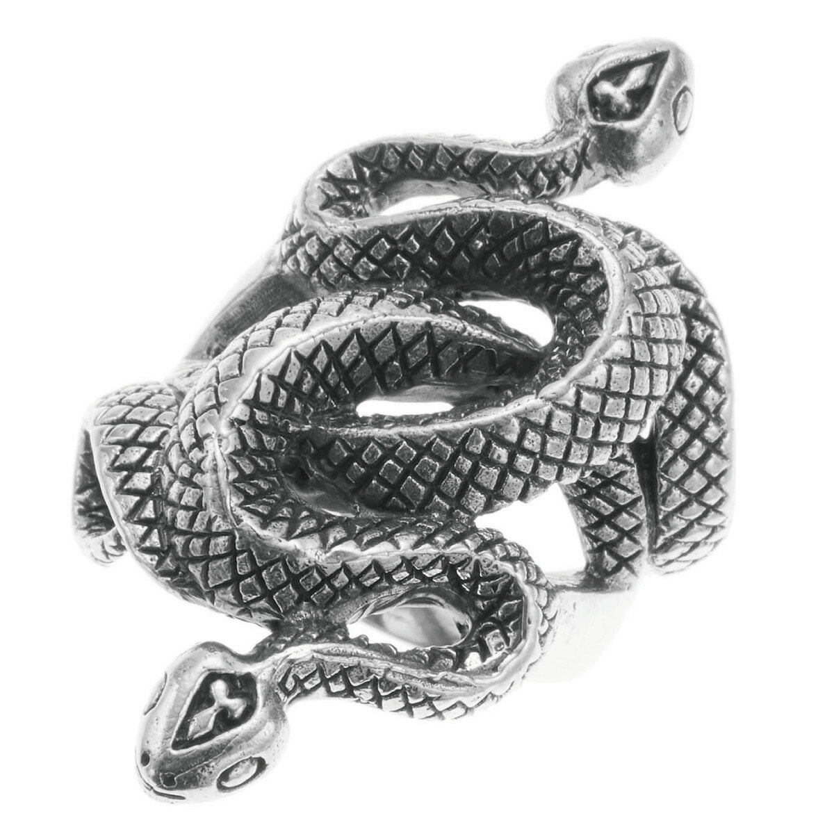 メンズ ユニセック リング スネイク 指輪 シルバー 蛇