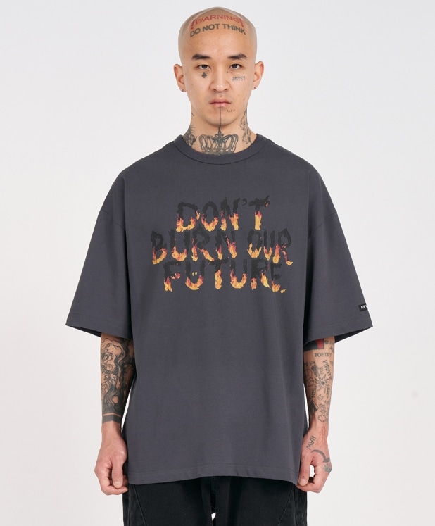 【AJO AJOBYAJO】 23SS DBOF Fire T-Shirt