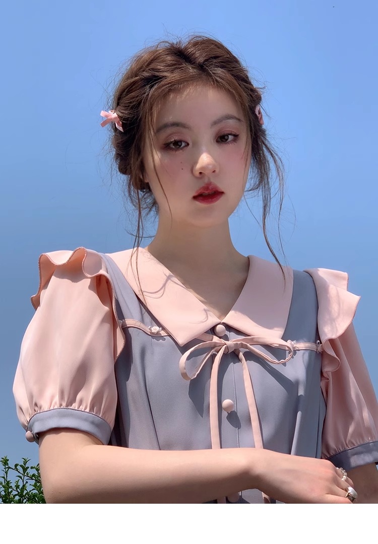 プラスサイズ 女性 プルオーバー ルーズ ロング スカート 夏 甘い プリンセス ドレス 個性的 ワンピース ロング ロング丈 袖あり 5分袖 五分袖 Vネック 襟付き かわいい 上品 おしゃれ プラスサイズ 女性 プルオーバー ルーズ ロング スカート 夏 甘い プリンセス ドレス 個性的 ワンピース ロング ロング丈 袖あり 5分袖 五分袖 Vネック 襟付き かわいい 上品 おしゃれ